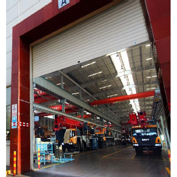 Industriell Windproof Roller Shutter Dier